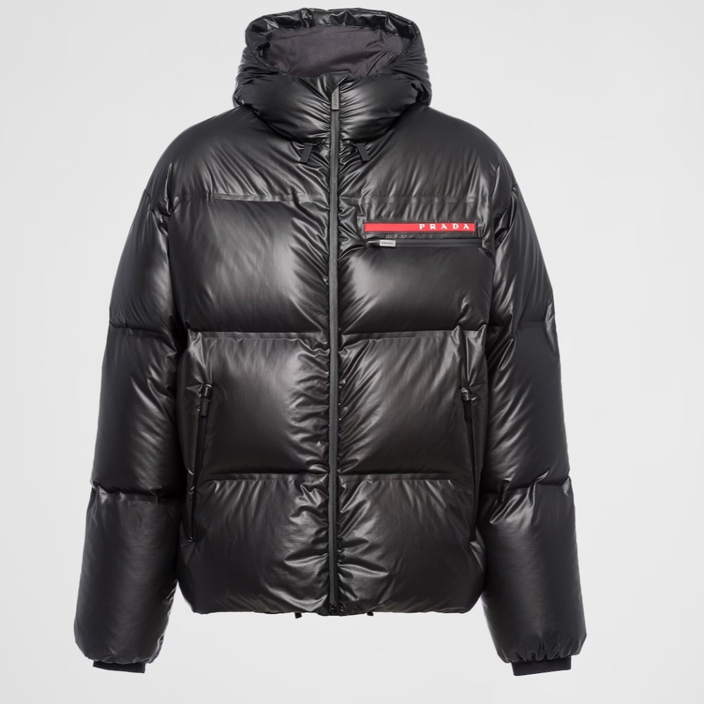 Prada Light Nylon hooded puffer jacket